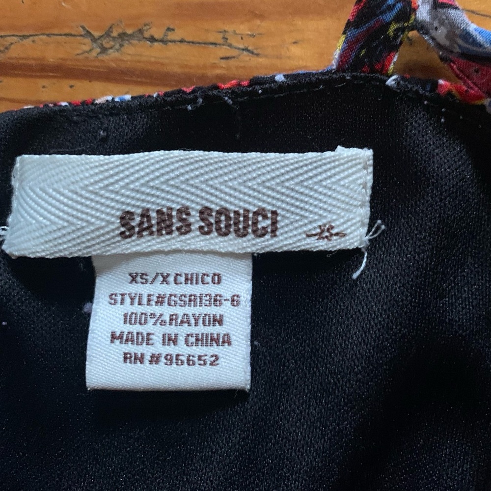SALE! 😎 Sans Souci Vibrant Patterned Jumpsuit Size XS - Picture 12 of 14